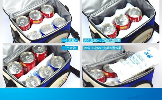 La livraison de nourriture d'OEM a isolé la conservation de la chaleur du sac 600d de Tote Lunch Bag Travel Cooler